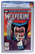 WOLVERINE LIMITED SERIES #1 SEPTEMBER 1982 CGC 9.8 WHITE PAGES.