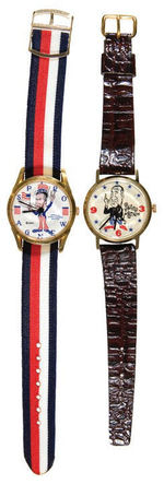 SPIRO AGNEW WATCH PAIR.