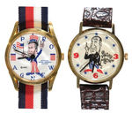 SPIRO AGNEW WATCH PAIR.