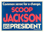 SCOOP JACKSON SIGN/POSTER COLLECTION INCLUDING DOUBLE AUTOGRAPHED SIGN.