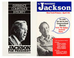 SCOOP JACKSON SIGN/POSTER COLLECTION INCLUDING DOUBLE AUTOGRAPHED SIGN.