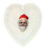 "MERRY CHRISTMAS" DIE-CUT CELLO BOOKMARK WITH SANTA.