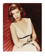 "LAUREN BACALL" SIGNED PHOTO.