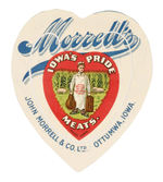 "MORELL'S IOWA'S PRIDE MEATS" CELLO BOOKMARK.