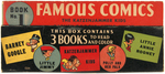 "FAMOUS COMICS" BOXED COMIC STRIP REPRINT BOOK SET.