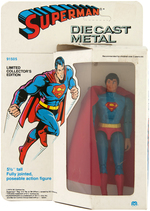 MEGO DIECAST SUPERMAN FIGURE IN BOX.