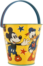 MICKEY MOUSE & DONALD DUCK HAPPYNAK SAND PAIL.