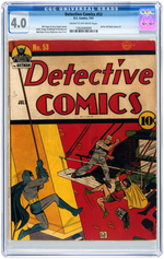 "DETECTIVE COMICS" #53 JULY 1941 CGC 4.0 VG.