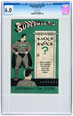 SUPERMAN-TIM JANUARY 1948 & AURORA COMIC SCENES 1974 CGC PAIR