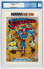 SUPERMAN-TIM JANUARY 1948 & AURORA COMIC SCENES 1974 CGC PAIR