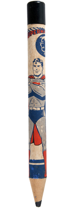 "SUPERMAN-TIM" RARE PENCIL HOLDER.