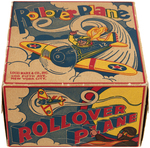 "SUPERMAN ROLLOVER PLANE" BOXED MARX WIND-UP (BLUE VARIETY).