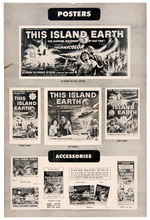 "THIS ISLAND EARTH" STUDIO FILE COPY PRESS BOOK.