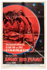 "THE ANGRY RED PLANET" ORIGINAL RELEASE ONE SHEET MOVIE POSTER.