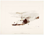 "ANDREW WYETH FOUR SEASONS" COMPLETE PORTFOLIO WITH 12 PRINTS.