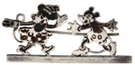 MICKEY, MINNIE AND PLUTO FIGURAL ACCENT PLUS TWO PINS.