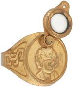 LITTLE ORPHAN ANNIE SECRET GUARD MAGNIFYING RING.