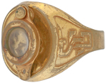 LITTLE ORPHAN ANNIE SECRET GUARD MAGNIFYING RING.