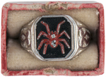 THE SPIDER PULP MAGAZINE RING THIRD DESIGN VARIETY WITH BOX.