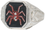 THE SPIDER PULP MAGAZINE RING THIRD DESIGN VARIETY WITH BOX.