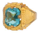 ORPHAN ANNIE BIRTHSTONE RING FOR RARE MONTH.