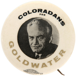 "COLORADANS FOR GOLDWATER" BUTTON HAKE #12.