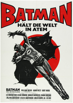 BATMAN GERMAN MOVIE POSTER PAIR.