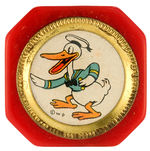 DONALD DUCK FIRST CATALIN PLASTIC PENCIL SHARPENER.