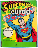 "SUPERMAN CURAD BANDAGES" FULL STORE DISPLAY.