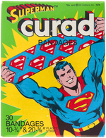 "SUPERMAN CURAD BANDAGES" FULL STORE DISPLAY.