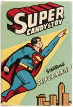 "SUPERMAN SUPER CANDY & TOY" BOX.