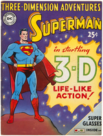 "THREE-DIMENSIONAL ADVENTURES SUPERMAN" COMIC BOOK.