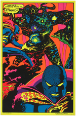 MARVEL COMICS THIRD EYE BLACKLIGHT POSTER PAIR.