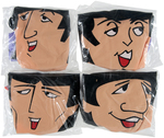 "THE BEATLES" INFLATABLE VINYL DOLL SET.