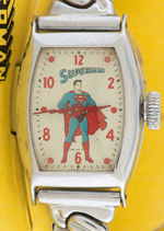 "SUPERMAN EXPANSION BAND WRIST WATCH."