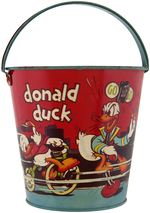 "DONALD DUCK" & NEPHEWS SAND PAIL.