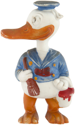 DONALD DUCK AS PAINTER RARE BISQUE.