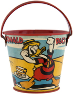 "DONALD DUCK" SMALL SAND PAIL & SHOVEL.