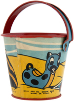 "DONALD DUCK" SMALL SAND PAIL & SHOVEL.