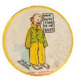 YELLOW KID RARE BUTTON #53.