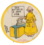 RARE YELLOW KID BUTTON #93.