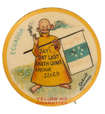 YELLOW KID BUTTON #156.