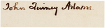 JOHN QUINCY ADAMS 1821 LETTER WITH FULL NAME SIGNATURE.