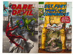 "DAREDEVIL" & "SGT. FURY AND HIS HOWLING COMMANDOS" ORIGINAL MARIE SEVERIN COLOR GUIDE PAIR.