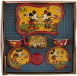 MICKEY & MINNIE MOUSE BOXED HAPPYNAK TEA SET.