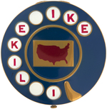 "I LIKE IKE" PHONE DIAL COMPACT.