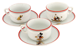 MICKEY MOUSE & FRIENDS SPANISH CHINA CUP & SAUCER LOT.