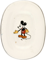 MICKEY MOUSE & FRIENDS FRENCH CHINA SOAP DISH LOT.