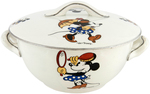 MICKEY & MINNIE MOUSE COVERED FRENCH CHINA BOWL.