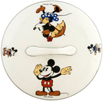 MICKEY & MINNIE MOUSE COVERED FRENCH CHINA BOWL.